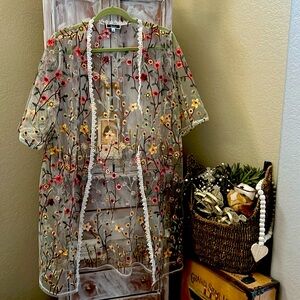 Beautiful lace kimono